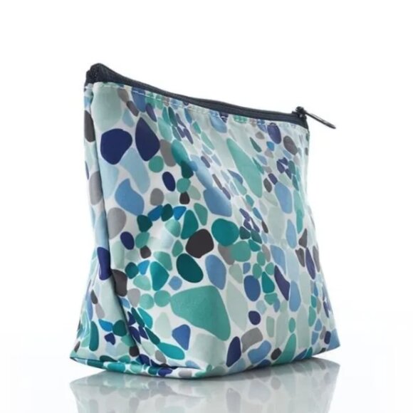 NWT - Sea Bags Cosmetic Bag - Seaglass Pattern - Picture 3 of 3